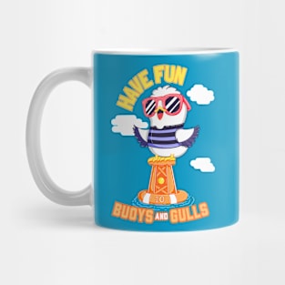 Gull and Buoy Beach Break Mug